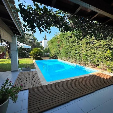 Villa Amy With A Pool In Porto Hydra By Goutos Properties Thermisía Exteriér fotografie